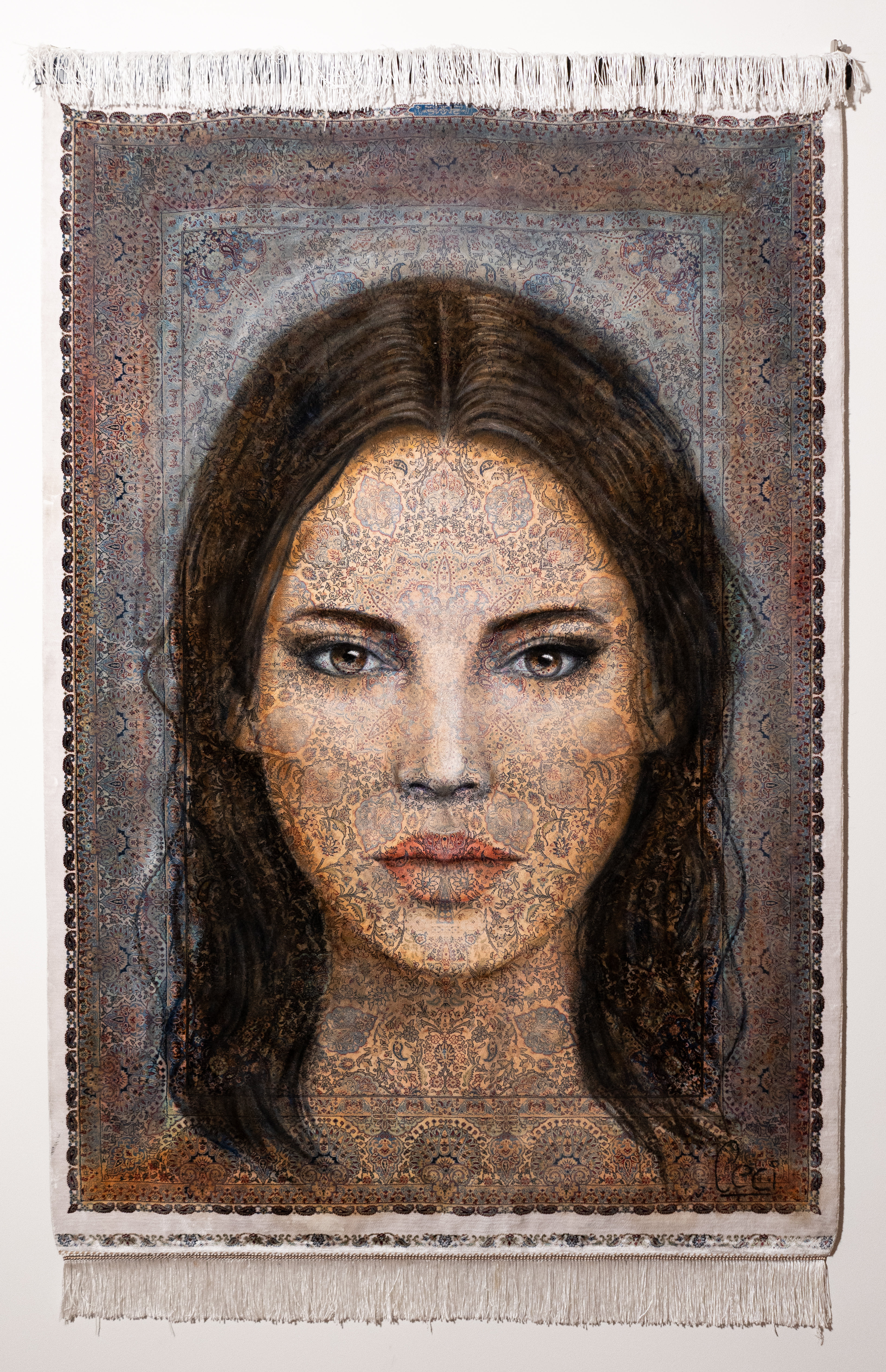 Artwork 2 on a persian rug